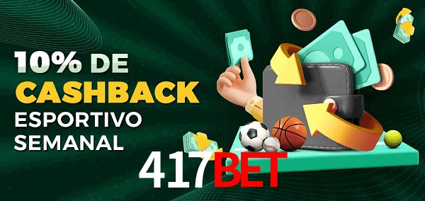 10% de bônus de cashback na 417bet